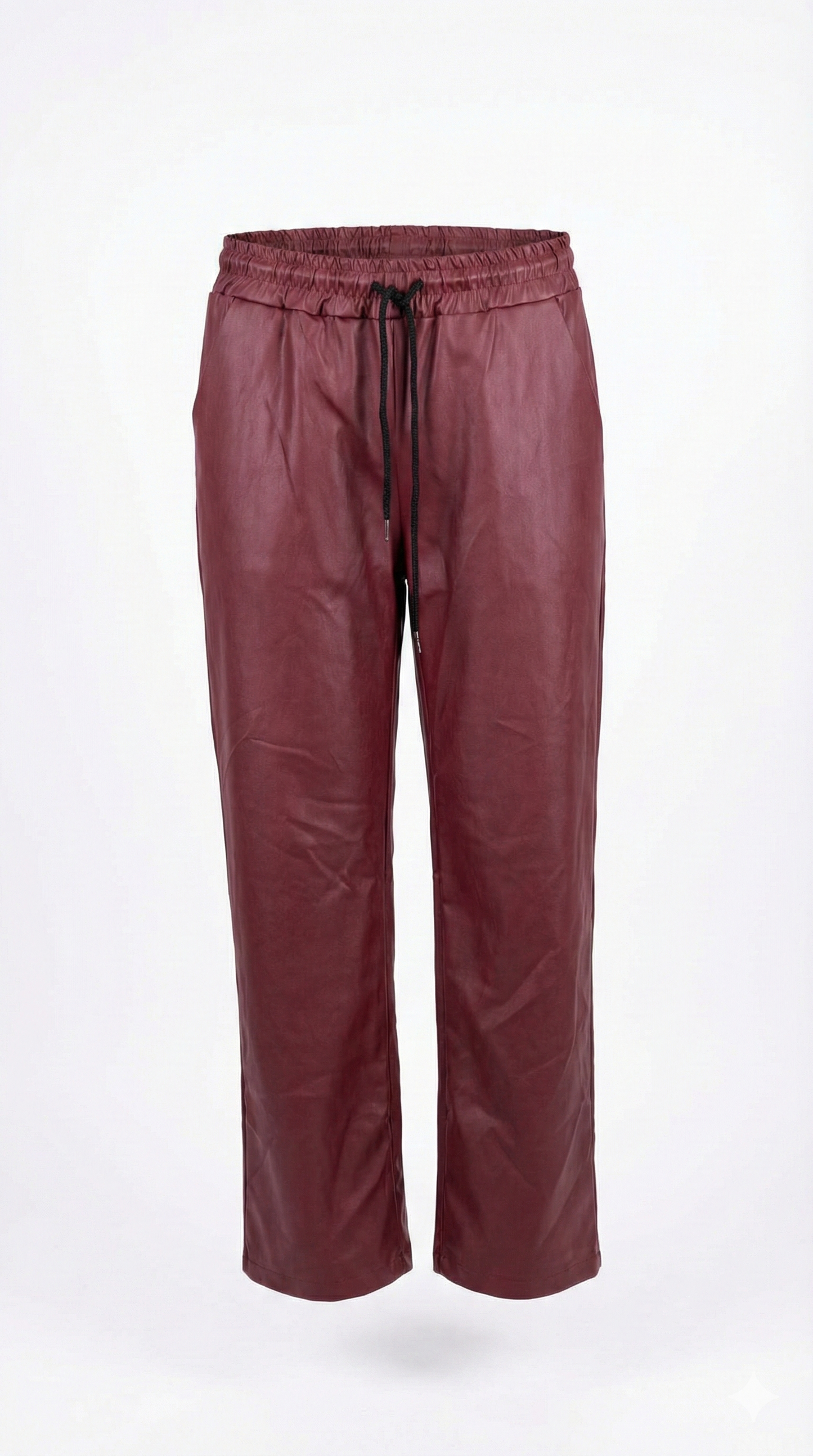 Pantalone Relaxed-Chic in Ecopelle Soft