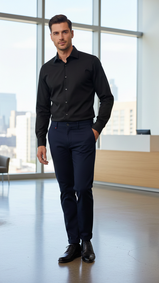 Pantalone Tecnico Chino "City-Smart" – Navy Blue X-CAPE