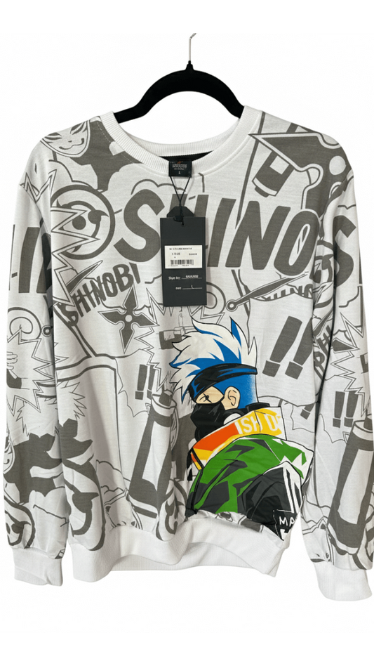 Felpa Girocollo "Shinobi" - Stile Urban Anime