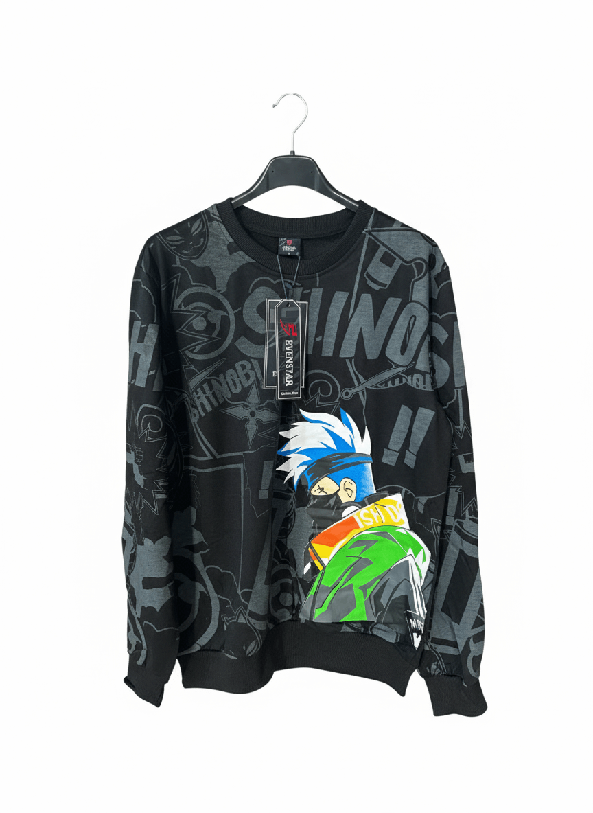 Felpa Girocollo "Shinobi" - Stile Urban Anime