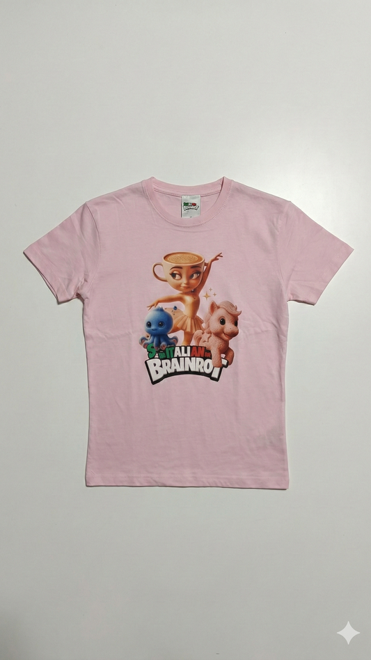 T-Shirt "Italian Brainrot" – Pink Edition