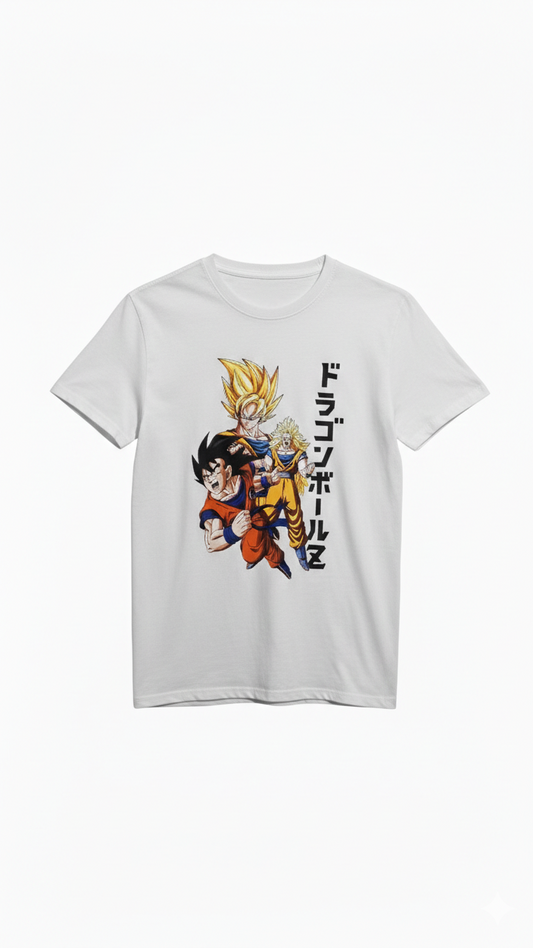 T-Shirt Dragon Ball Z – Edizione Leggendaria "Goku Transformations"