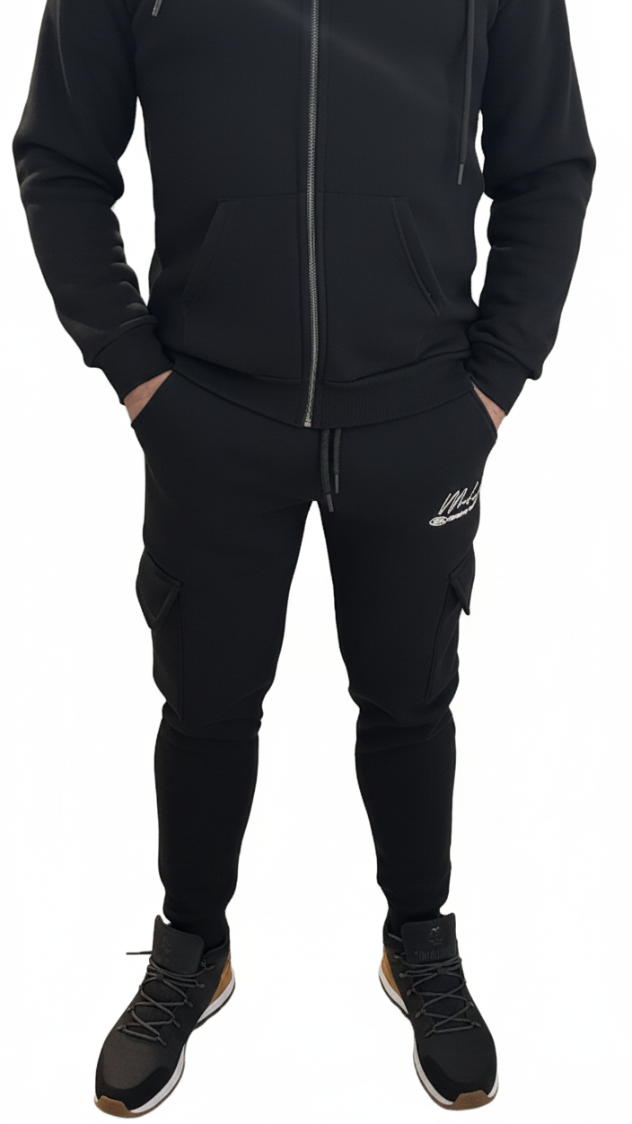 Pantaloni jogger stile cargo FELPA MEED MILANO