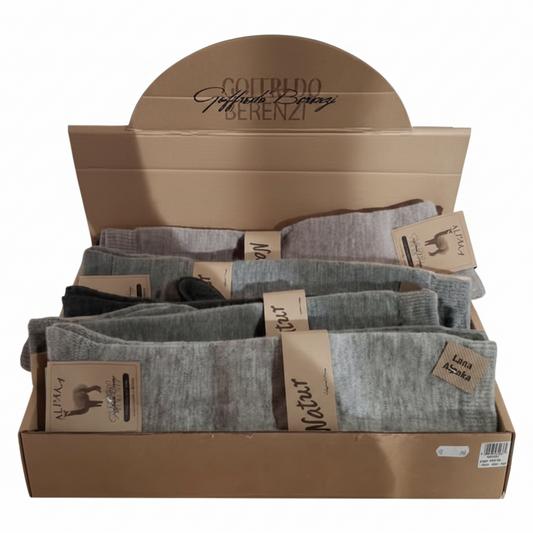 Calzini "Natur" in pregiata Lana d'Alpaca – Goffredo Berenzi